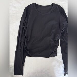 All it takes ribbed Nulu longsleeve tee